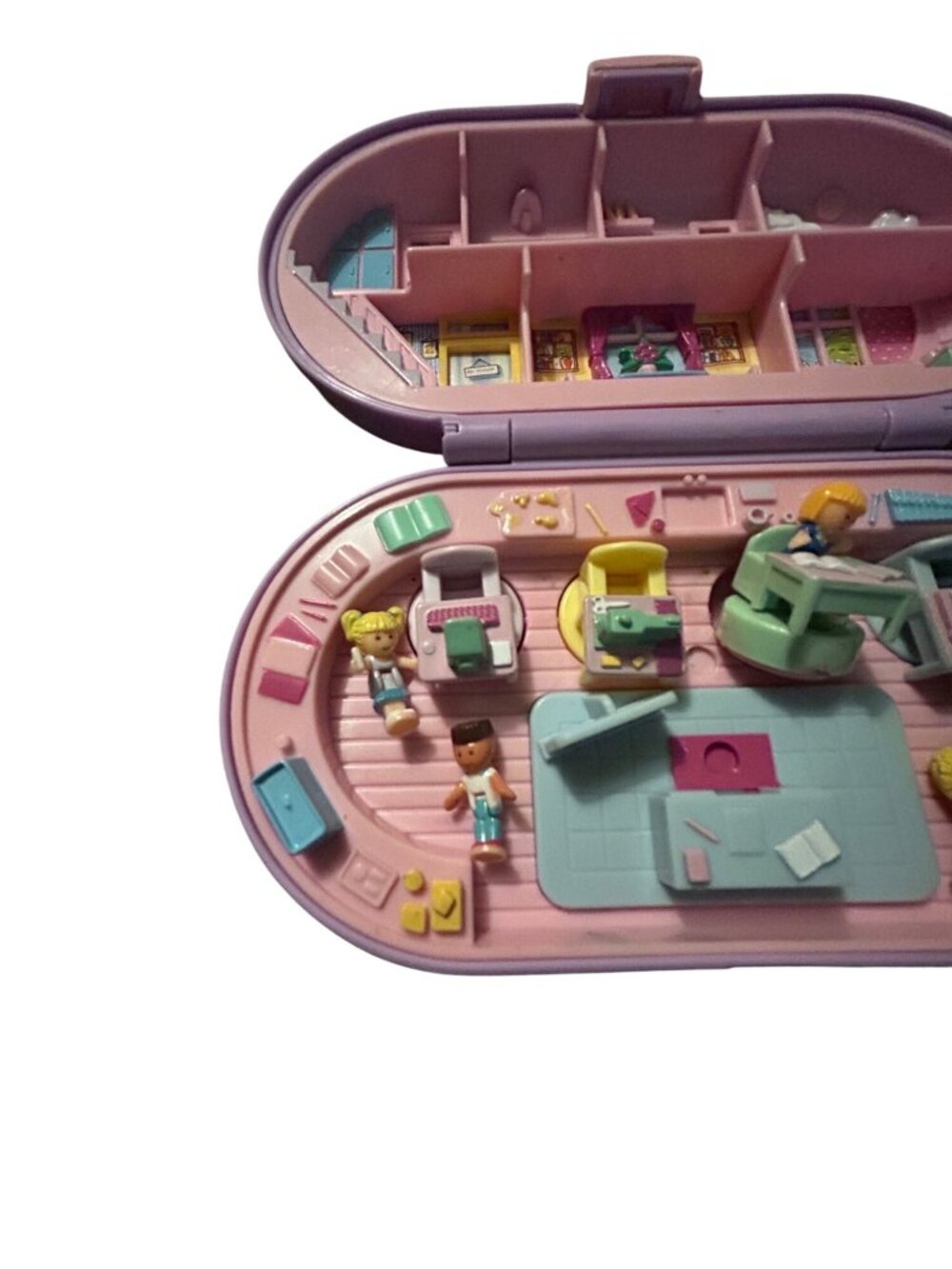 Vintage 1992 Polly Pocket Bluebird Stampin School Playset Collectible Miniature - Picture 4 of 5